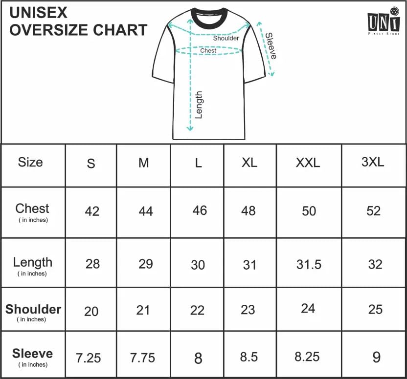 Oversized Anime Fox Graphic Tee