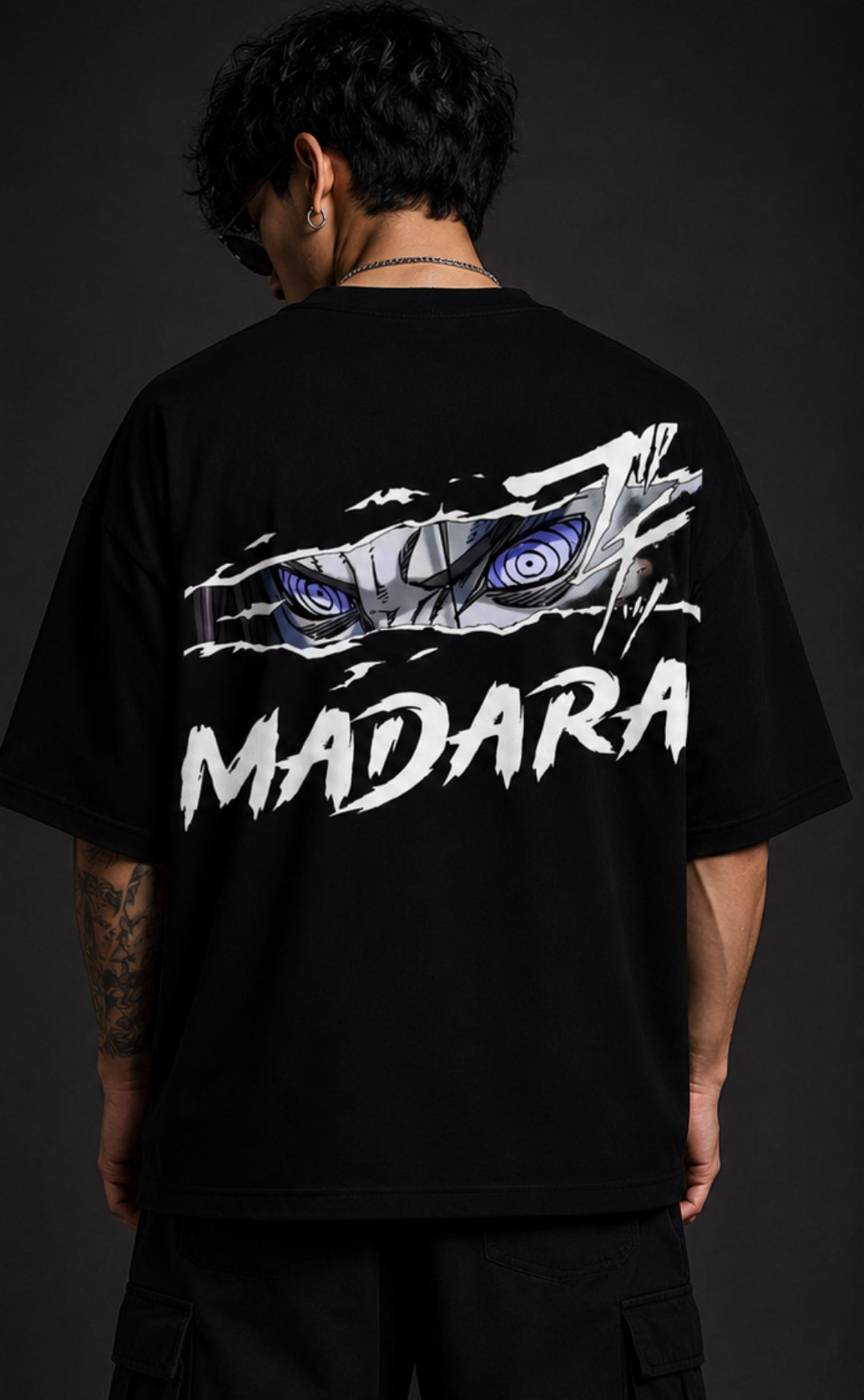 GEN Z Oversized Anime T-Shirt – Madara Edition