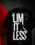 LIMITLESS Oversized Streetwear T-Shirt | 240 GSM Premium Terry Cotton | Ronin Fashion