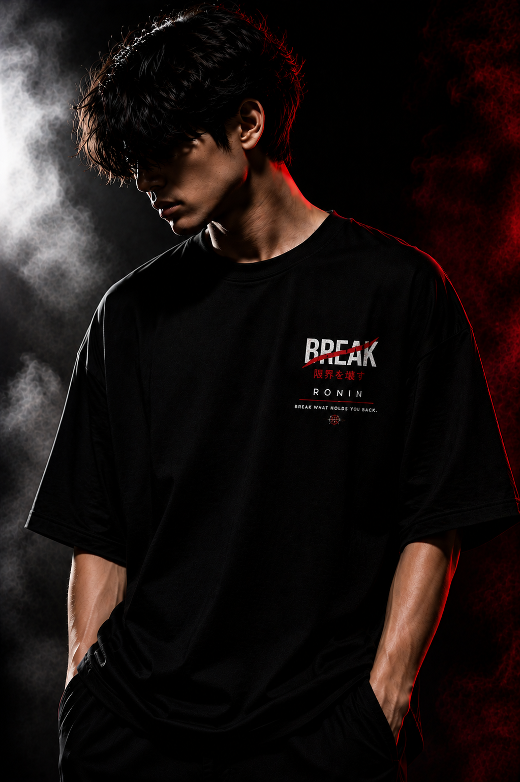 OUTSIDER Oversized T-Shirt | 240 GSM Premium Terry Cotton | Ronin Fashion